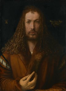 Selvportræt i et pelsskørt, 1500. af Albrecht Dürer