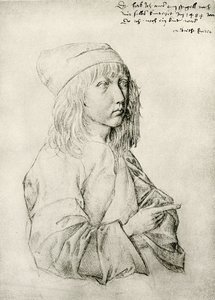 Selvportræt af den trettenårige Dürer