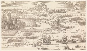 Belejring af en by (del 1) af Albrecht Dürer