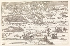 Belejring af en by (del 2) af Albrecht Dürer
