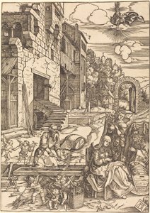 Den hellige families ophold i Egypten af Albrecht Dürer