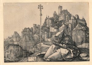 St. Anthony Reading af Albrecht Dürer