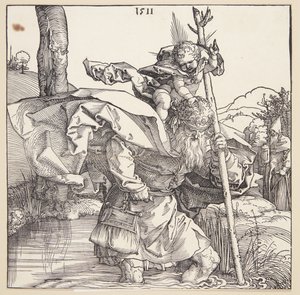 St. Christopher af Albrecht Dürer