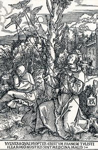 St. Francis modtager Stigmata, 1504 1906 af Albrecht Dürer