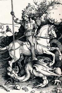 St George og dragen, 1505 1906 af Albrecht Dürer