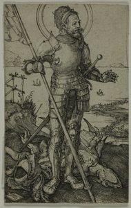 St. George til fods af Albrecht Dürer