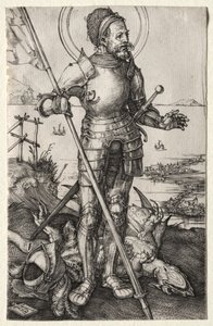 St. George til fods, ca. 1504-1505. af Albrecht Dürer