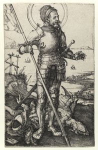 St George stående, 1502 af Albrecht Dürer