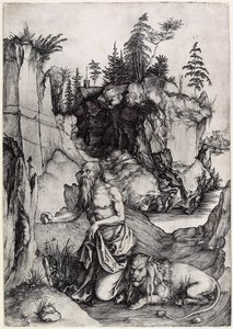 Sankt Hieronymus i bod af Albrecht Dürer