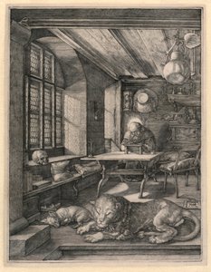 Sankt Hieronymus i hans Studie af Albrecht Dürer