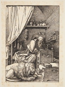 Sankt Jerome i sin celle af Albrecht Dürer