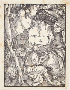 St. Jerome i hulen af Albrecht Dürer