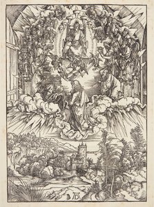 Johannes foran Gud og de ældste af Albrecht Dürer