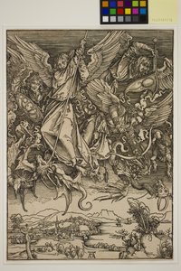 St. Michael kæmper mod dragen af Albrecht Dürer