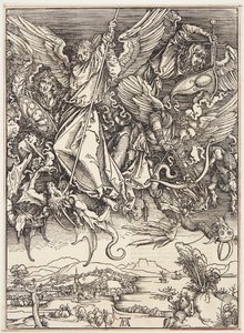 St. Michael kæmper mod dragen af Albrecht Dürer