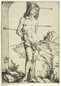Sankt Sebastian ved Søjlen af Albrecht Dürer