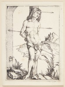 Sankt Sebastian ved kolonnen af Albrecht Dürer