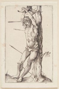 Sankt Sebastian ved træet af Albrecht Dürer