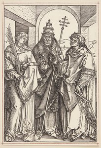 Sts. Lawrence, Sixtus og Stephen af Albrecht Dürer