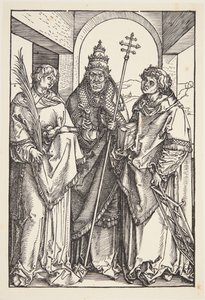 Sts. Lawrence, Sixtus og Stephen af Albrecht Dürer