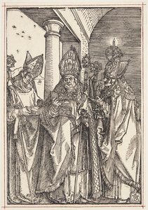 Sts. Nicholas, Ulrich og Erasmus af Albrecht Dürer