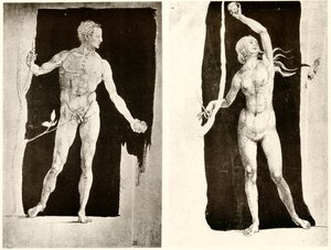 Studier om Adam og Eva af Albrecht Dürer