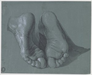 Study of Two Feet, c.1508 af Albrecht Dürer