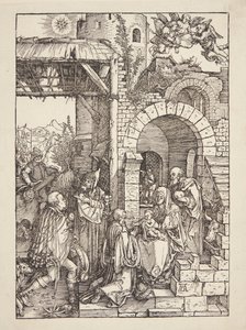 Magiernes tilbedelse af Albrecht Dürer
