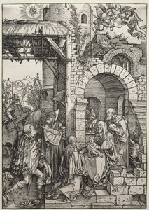 Magiernes tilbedelse af Albrecht Dürer
