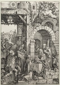 Magiernes tilbedelse, ca. 1501-1503. af Albrecht Dürer