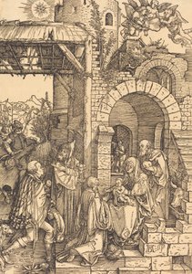 Magiernes tilbedelse, ca. 15011503. af Albrecht Dürer