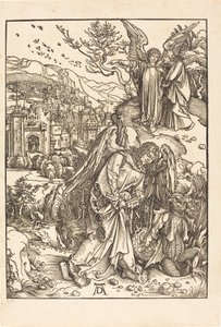 Englen med nøglen til det bundløse hul af Albrecht Dürer