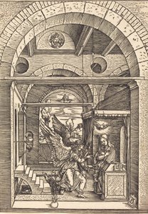 Bebudelsen, ca. 15021504. af Albrecht Dürer