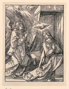 Bebudelsen, fra The Little Passion Series af Albrecht Dürer