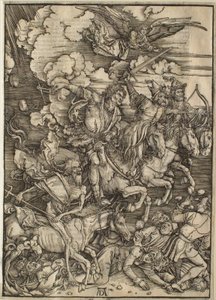 Apokalypsen: De fire ryttere af Albrecht Dürer