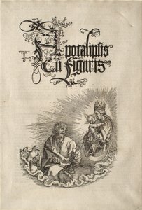 Apokalypsen: Jomfruen viser sig for Sankt Johannes af Albrecht Dürer
