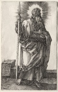 Apostlen Thomas. af Albrecht Dürer