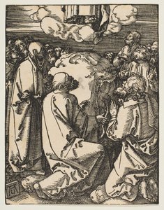 Himmelfarten, fra The Small Passion, ca. 1510. af Albrecht Dürer