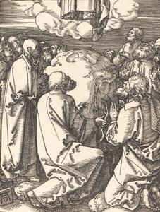 Himmelfarten, sandsynligvis ca. 15091510. af Albrecht Dürer