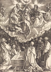 Jomfruens antagelse og kroning, 1510. af Albrecht Dürer