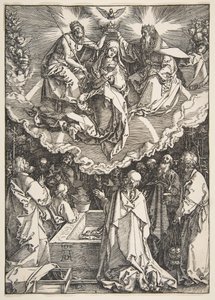 The Assumption and Coronation of the Virgin, fra The Life of the Virgin, 1510. af Albrecht Dürer