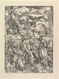 Den babylonske hore, fra Apokalypsen. Faksimile.n.d. af Albrecht Dürer