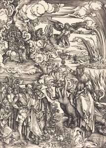 Den babylonske hore, sandsynligvis ca. 14961498. af Albrecht Dürer