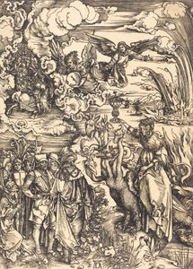 Den babylonske hore, sandsynligvis ca. 14961498. af Albrecht Dürer