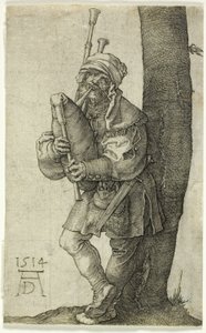 Bag-Piperen af Albrecht Dürer