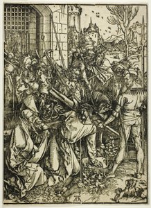 The Bearing of the Cross, fra The Large Passion af Albrecht Dürer