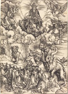 Udyret med to horn som et lam af Albrecht Dürer