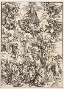 Udyret med to horn som et lam af Albrecht Dürer