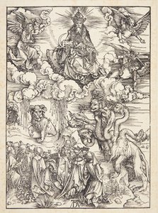 Udyret med to horn som et lam af Albrecht Dürer