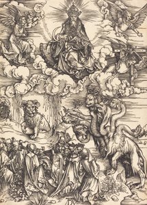 Dyret med to horn som et lam, sandsynligvis c. 14961498. af Albrecht Dürer
